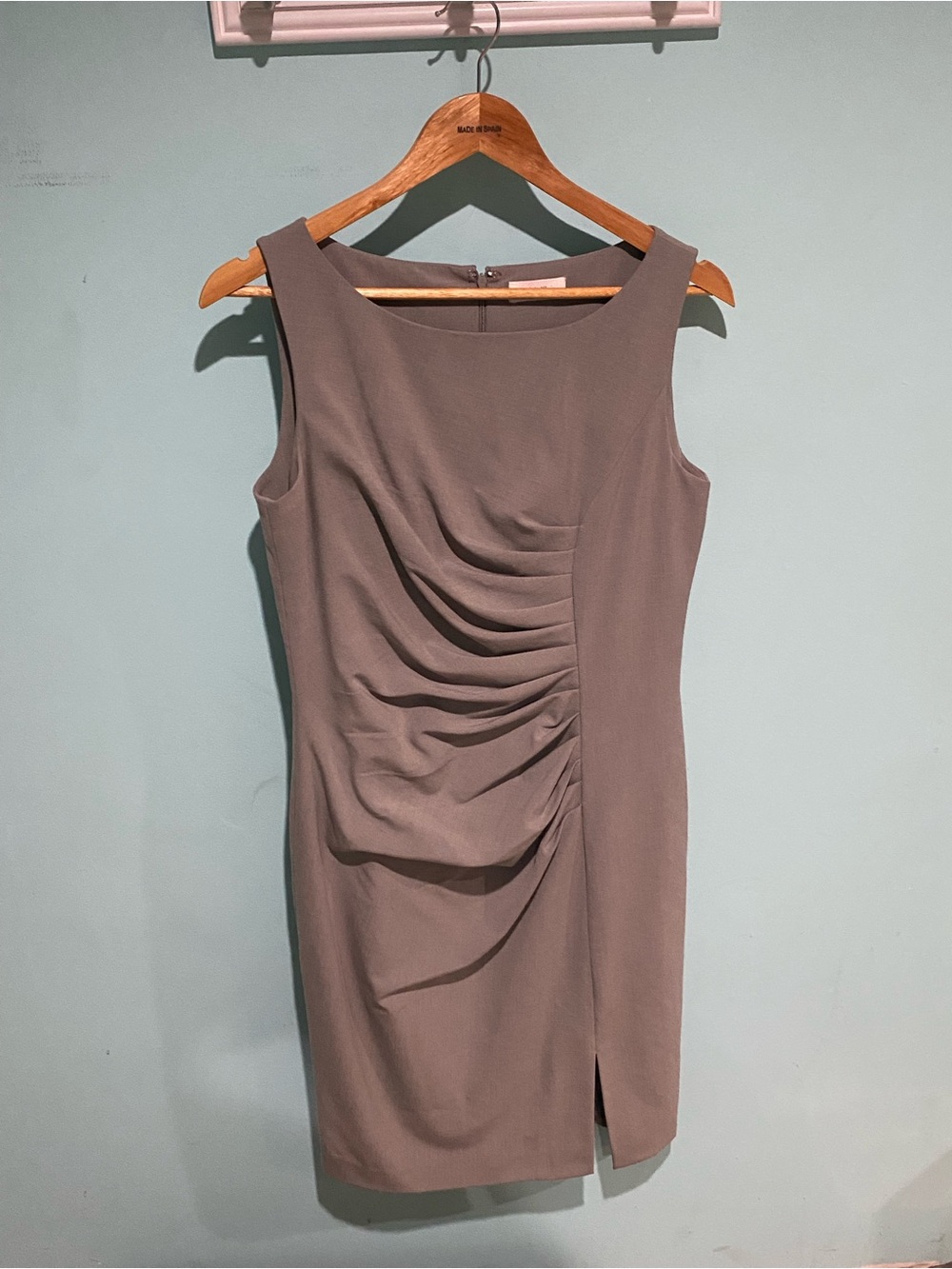Calvin Klein Sleeveless Ruched Dress